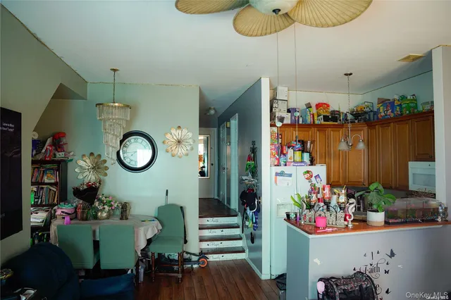 a room filled with furniture and a chair