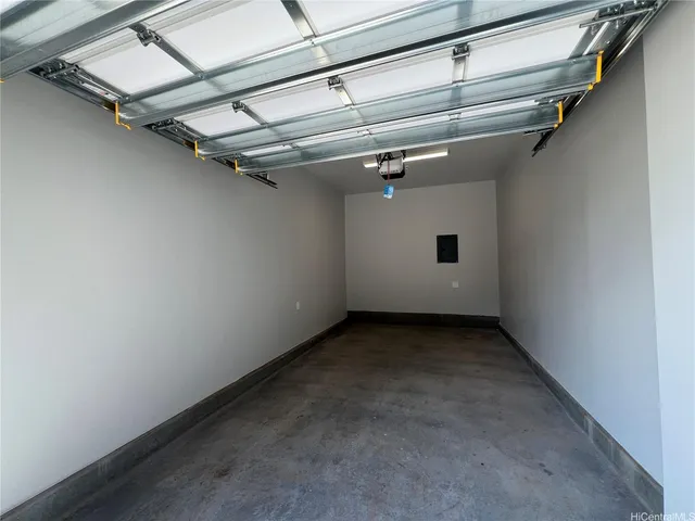 a view of a room with racks