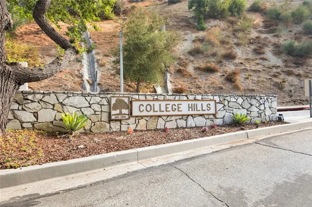 a view of a bench with a bench