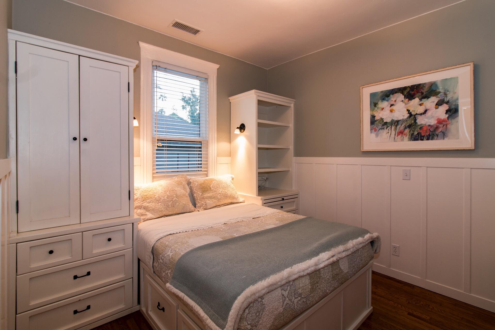 Undisclosed Address Santa Barbara, CA 93101 - Photo 14 of 24 a bedroom with a bed and a window