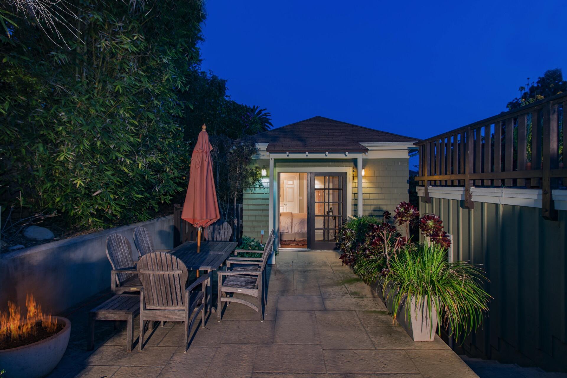 Undisclosed Address Santa Barbara, CA 93101 - Photo 16 of 24 a view of a house with backyard and sitting area