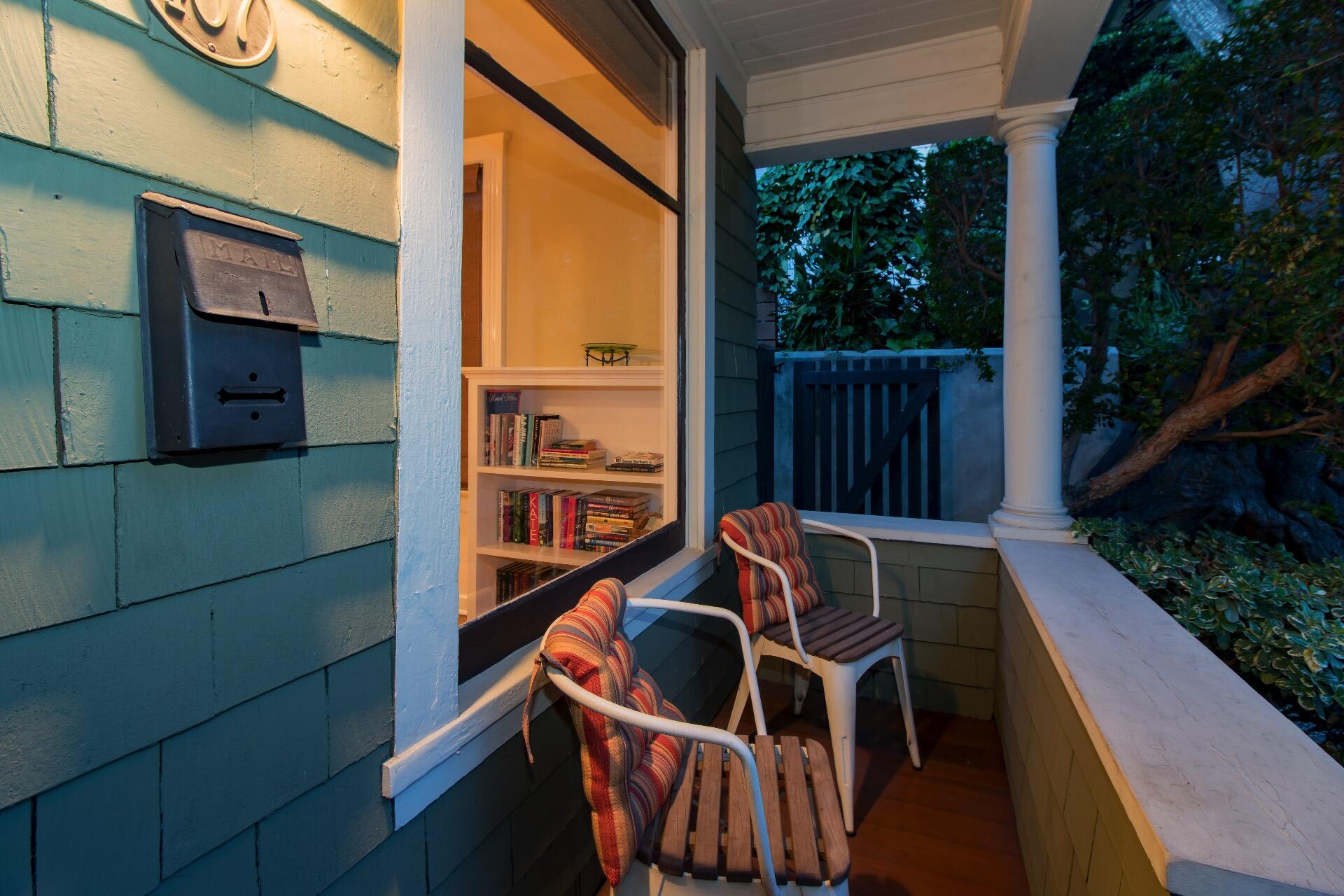 Undisclosed Address Santa Barbara, CA 93101 - Photo 19 of 24 a view of balcony with furniture and garden