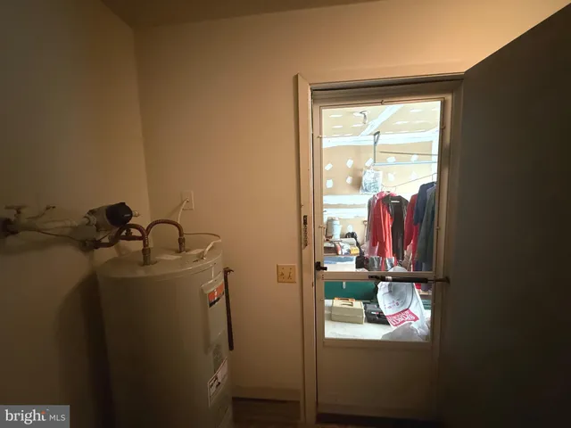 a room with storage and utility