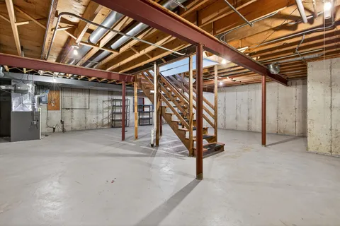 a view of a wooden fence