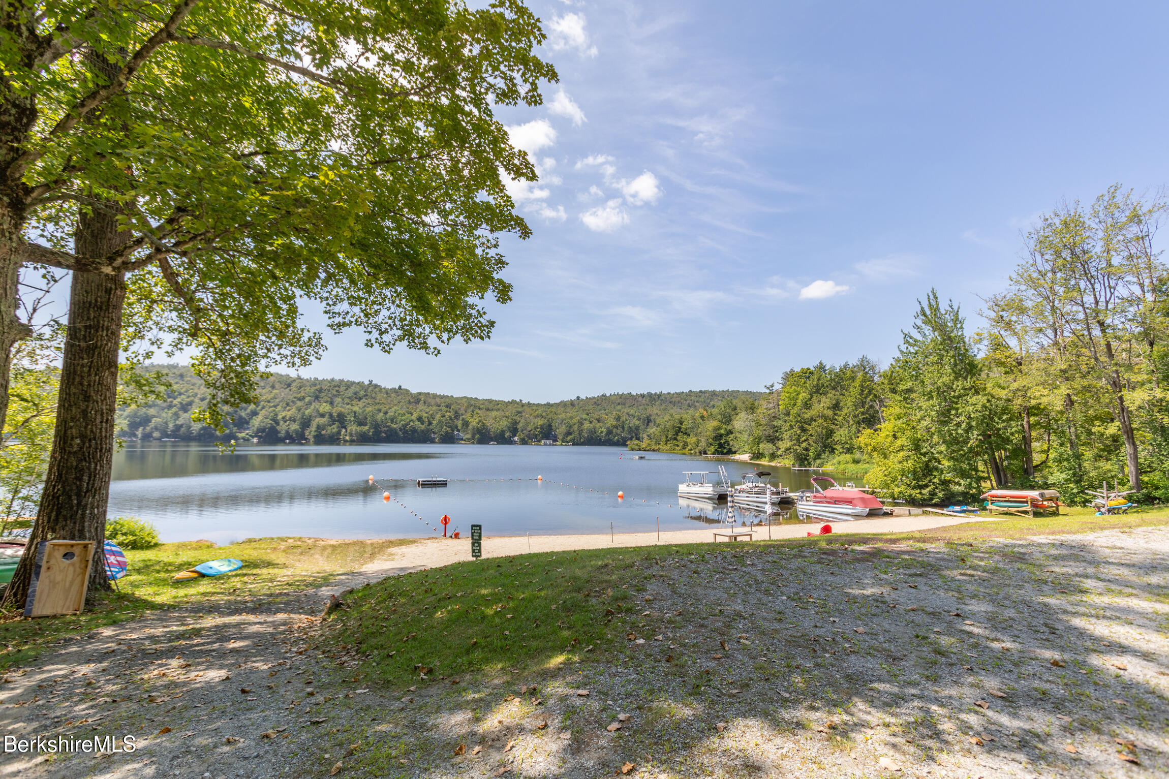 50 Beach Road Becket, MA 01223 - Photo 26 of 31 a view of an outdoor space and a yard