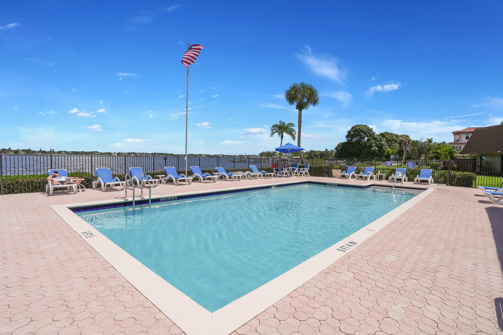 825 Center Street, Unit 14A Jupiter, FL 33458 - Photo 36 of 57 a view of a swimming pool and outdoor space