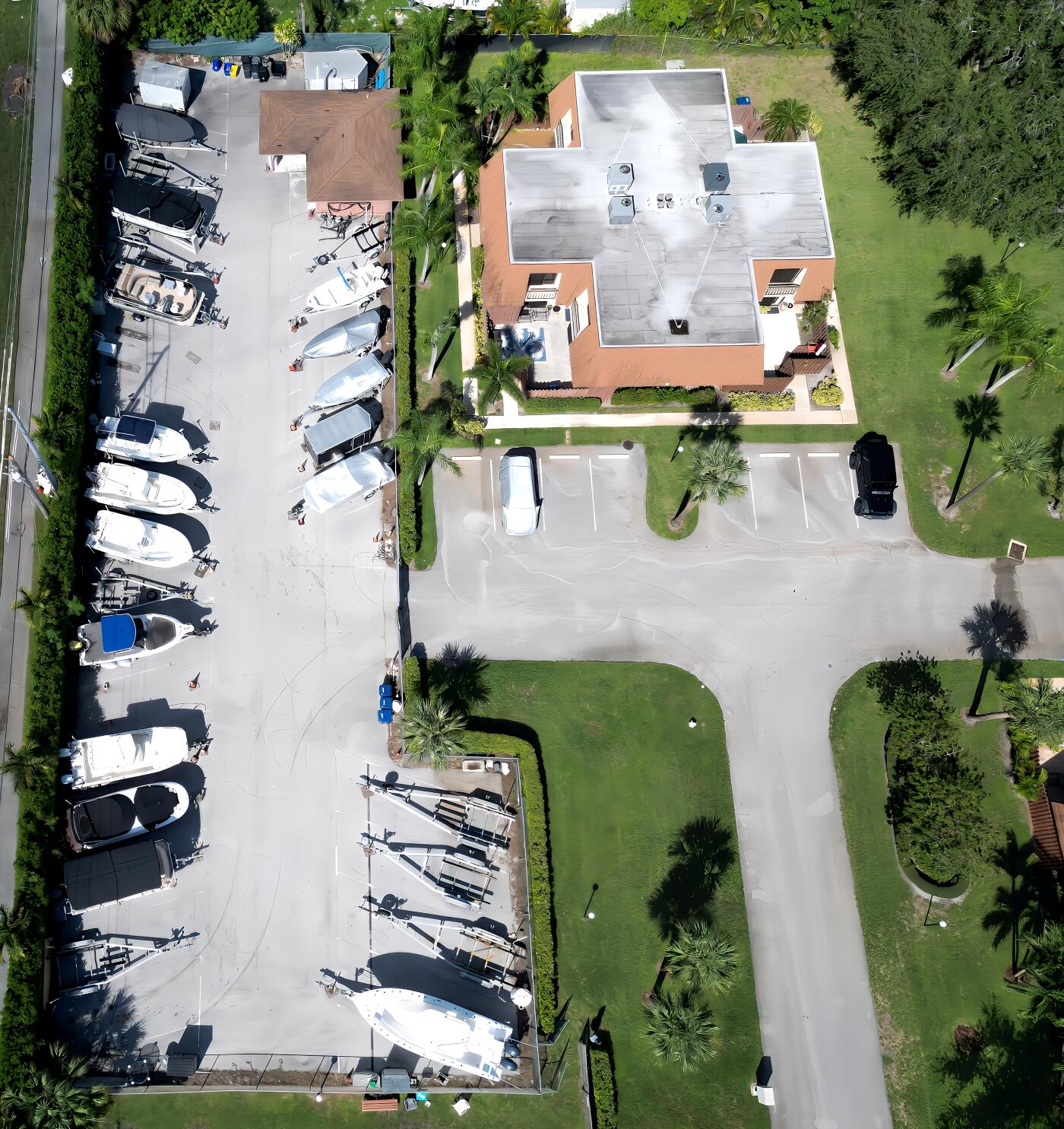 825 Center Street, Unit 14A Jupiter, FL 33458 - Photo 46 of 57 an aerial view of a house with outdoor space