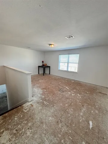 a view of a livingroom with a window