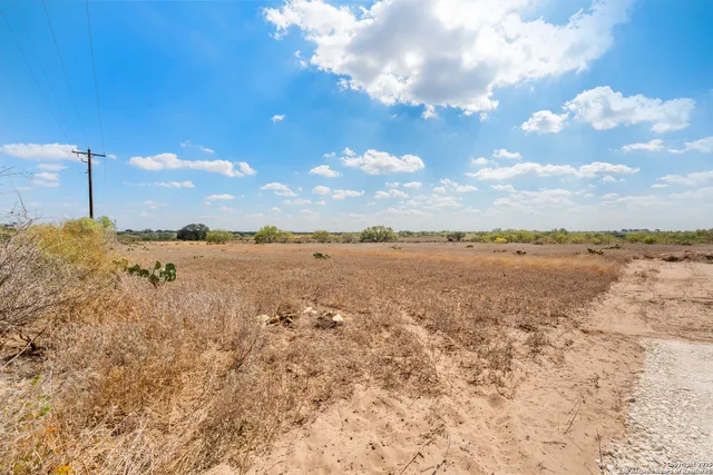 a view of a lake from a yard