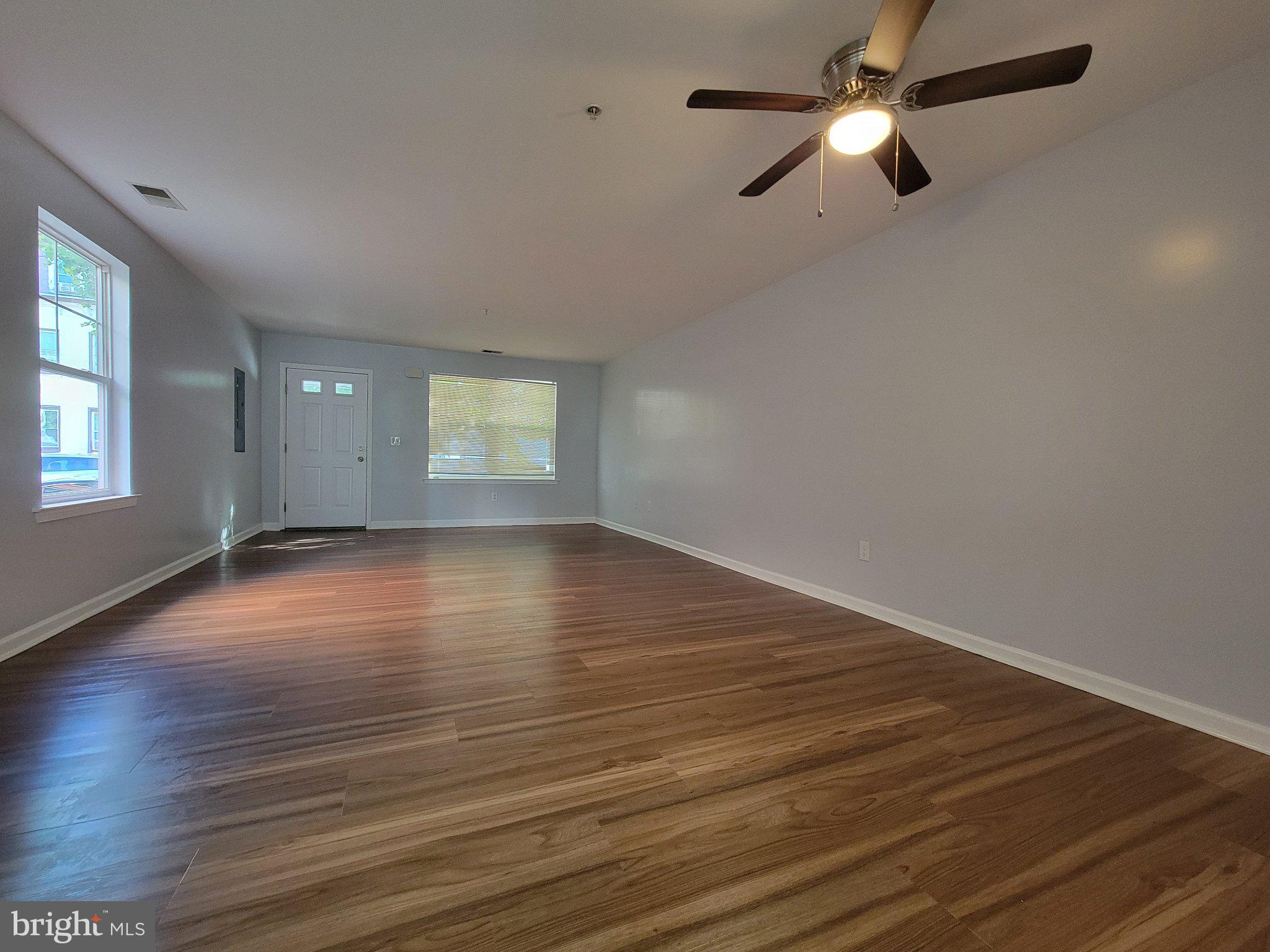 Spacious room with natural light.