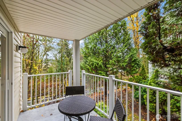 a view of balcony and patio