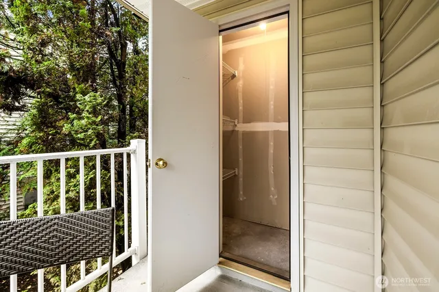 a view of balcony and patio