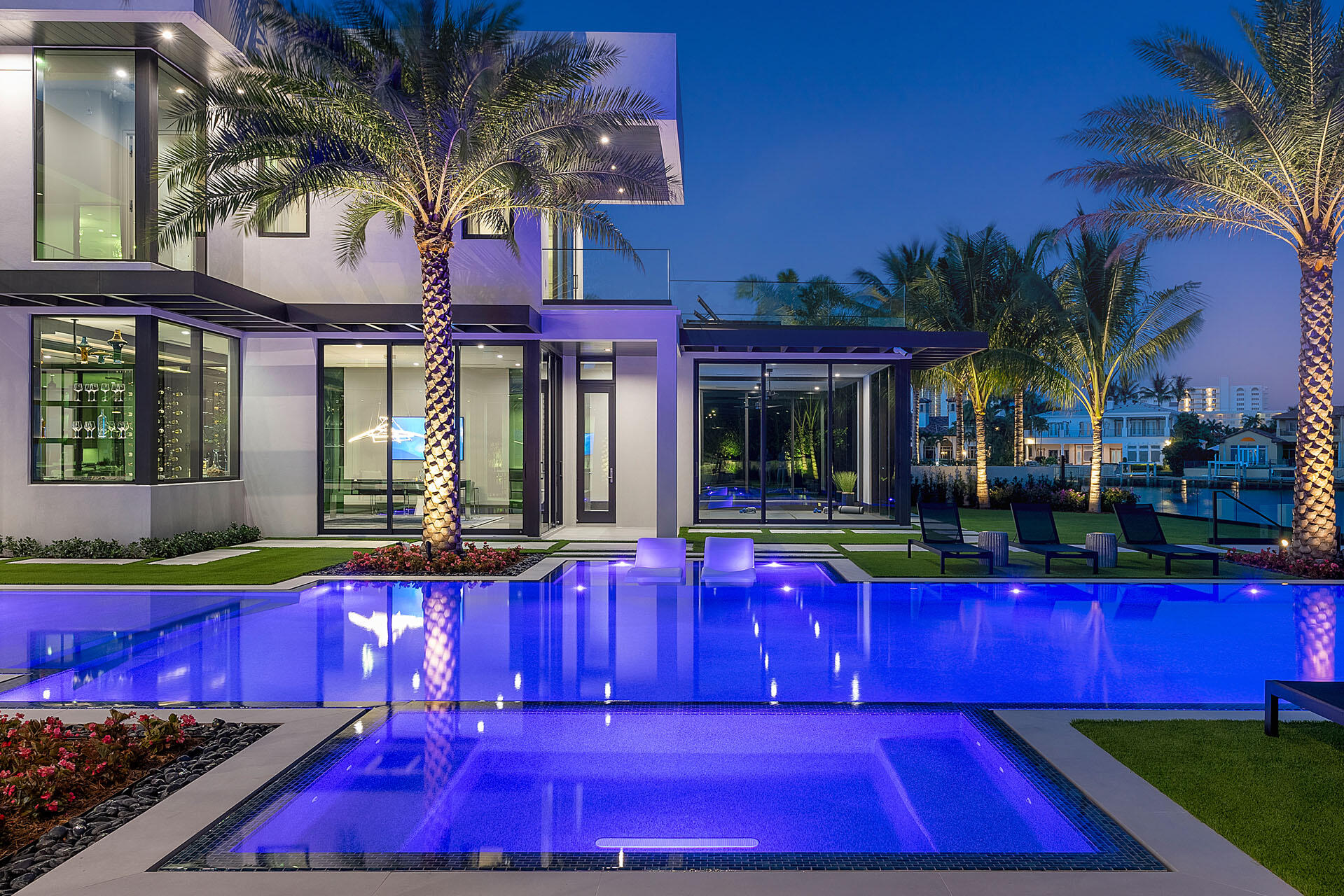 372 East Alexander Palm Road Boca Raton, FL 33432 - Photo 76 of 94 372_Alexander_Palm_Road_Dusk_12