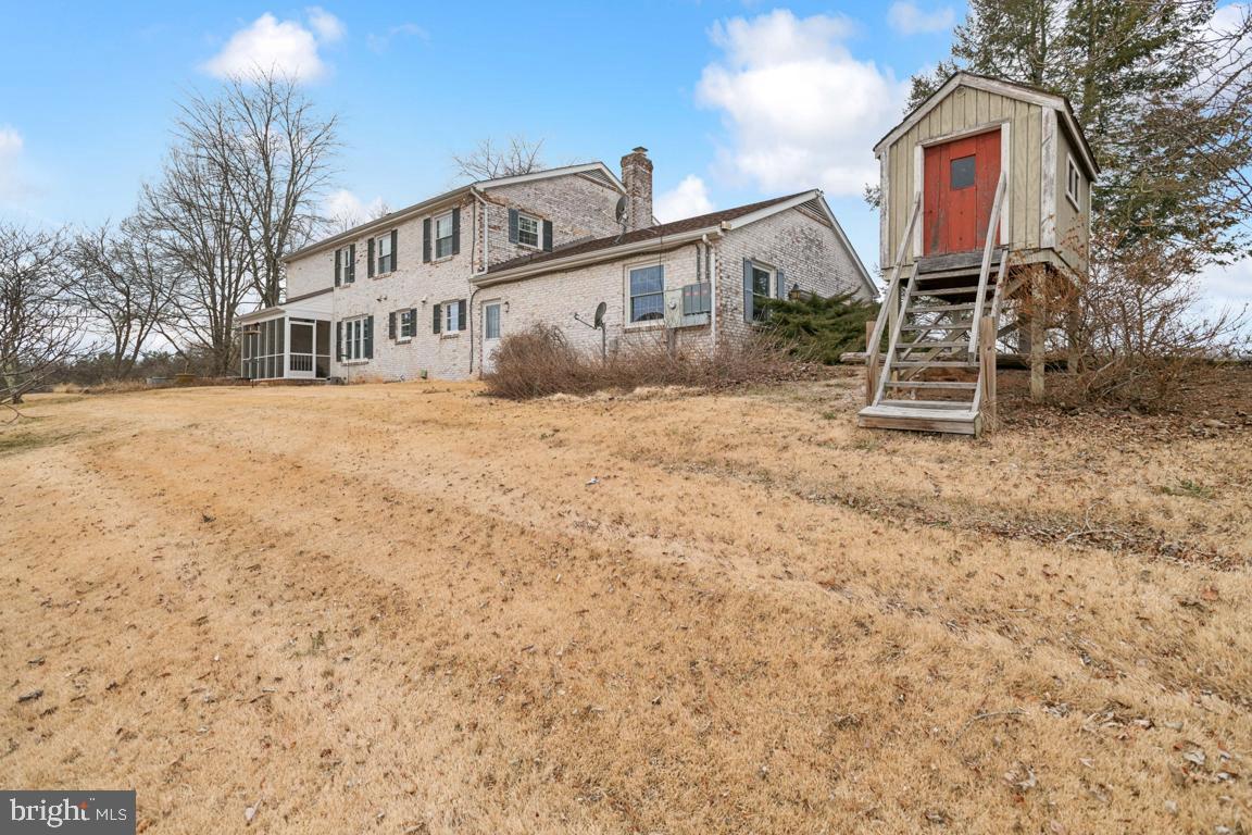 9033 Old Waterloo Road Warrenton, VA 20186 - Photo 43 of 48 Rear View with Playhouse