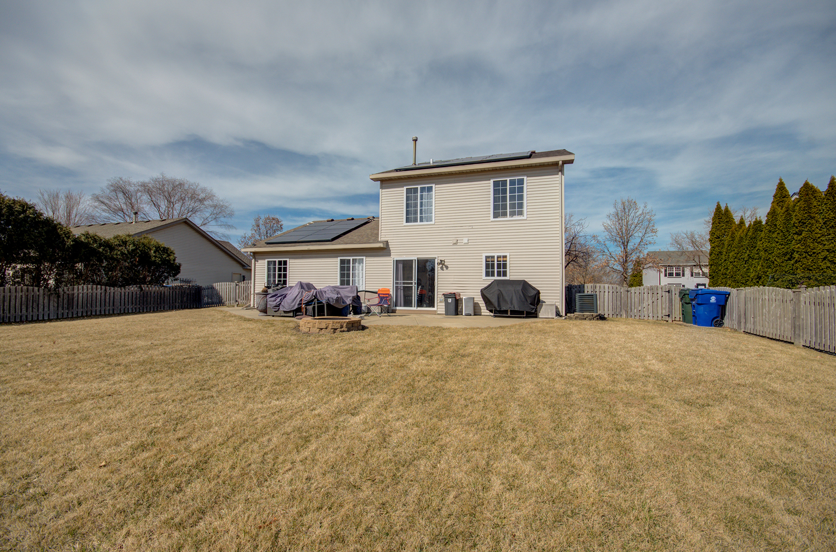 1504 Bluestem Lane Minooka, IL 60447 - Photo 25 of 27 a house view with a outdoor space