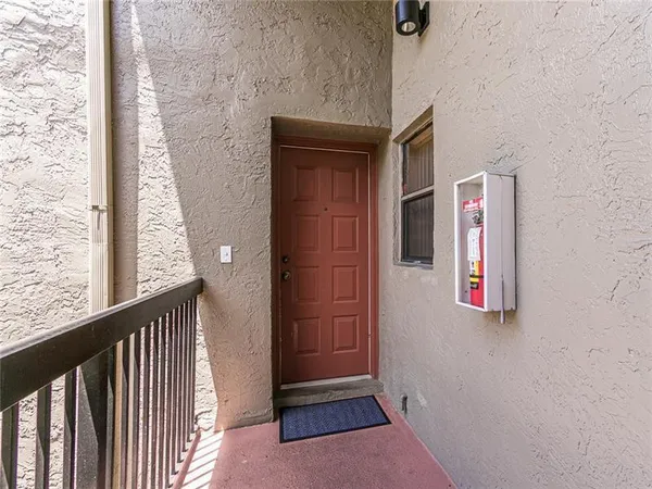 a view of front door