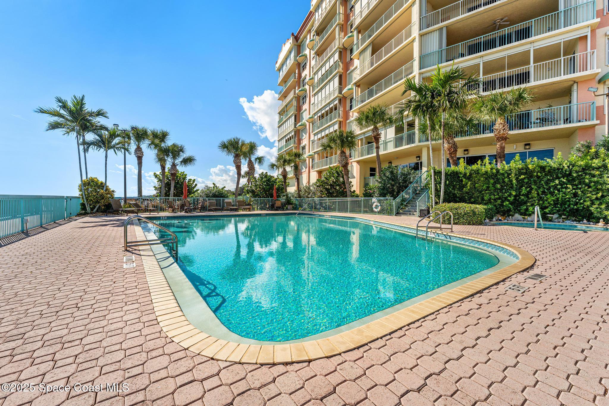 104 Riverside Drive, Unit 301 Cocoa, FL 32922 - Photo 51 of 93 Community Pool Views