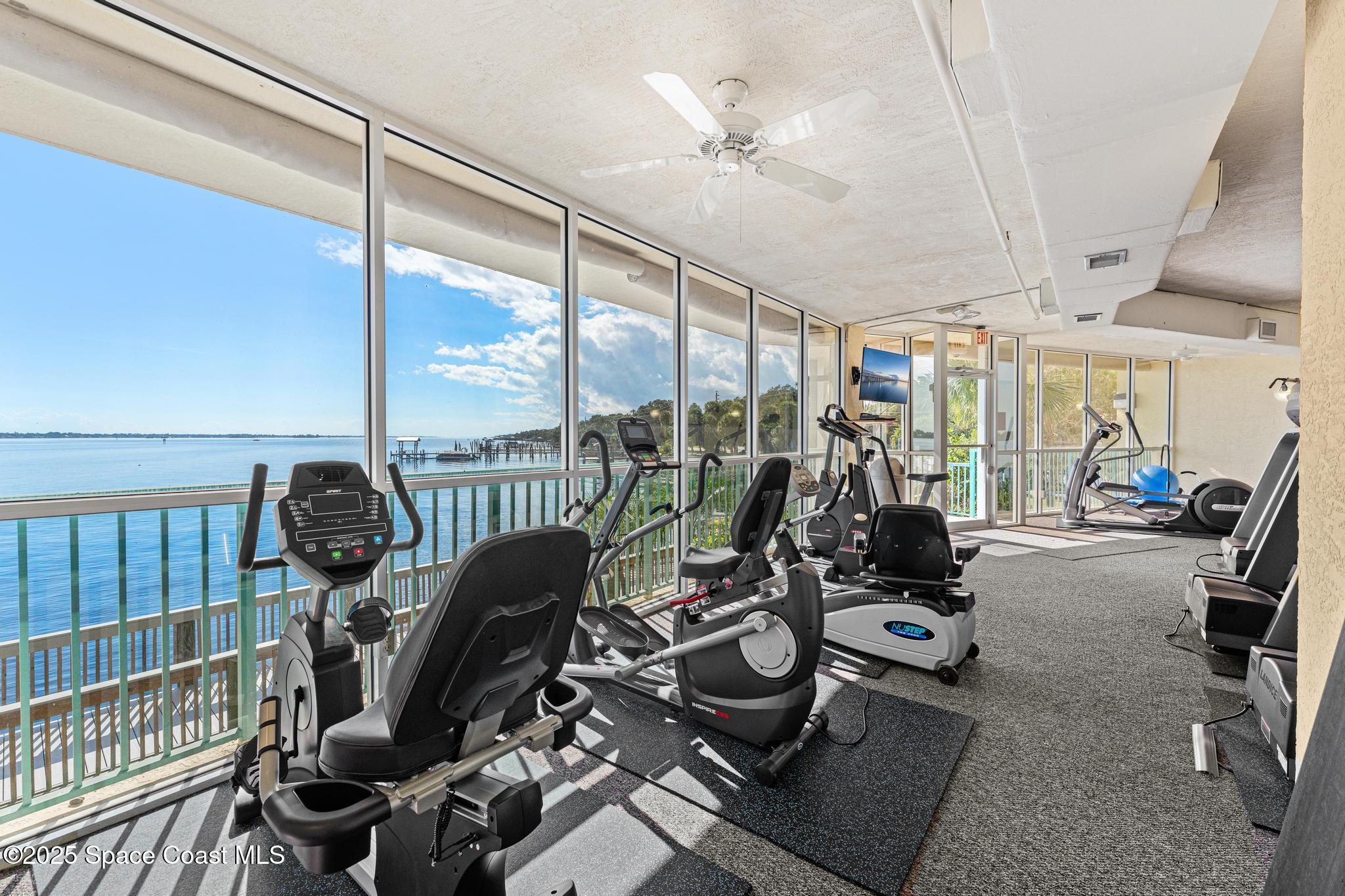 104 Riverside Drive, Unit 301 Cocoa, FL 32922 - Photo 58 of 93 Fitness Room