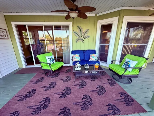 a view of a livingroom with wooden floor