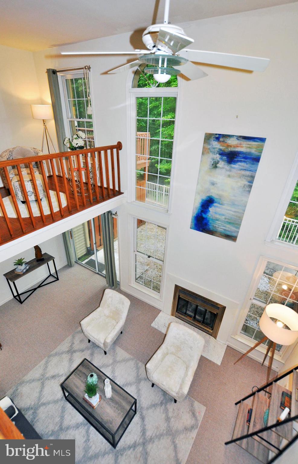 5447 Grove Ridge Way, Unit 115 Rockville, MD 20852 - Photo 13 of 36 View of Family room from above