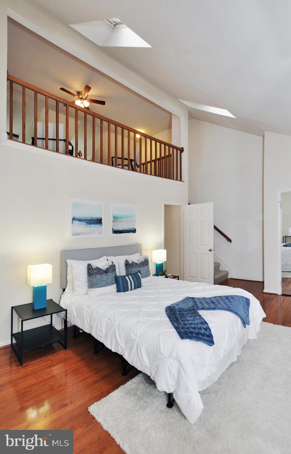 5447 Grove Ridge Way, Unit 115 Rockville, MD 20852 - Photo 22 of 36 Primary Bedroom with cool Loft!
