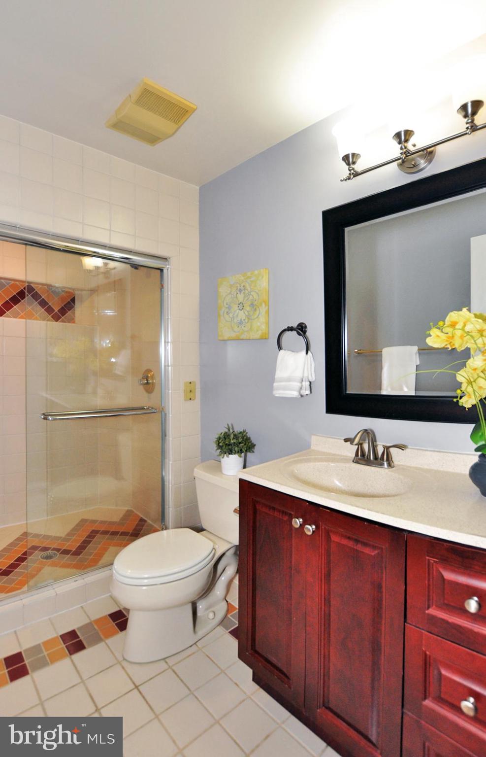 5447 Grove Ridge Way, Unit 115 Rockville, MD 20852 - Photo 24 of 36 Primary Bathroom - updated