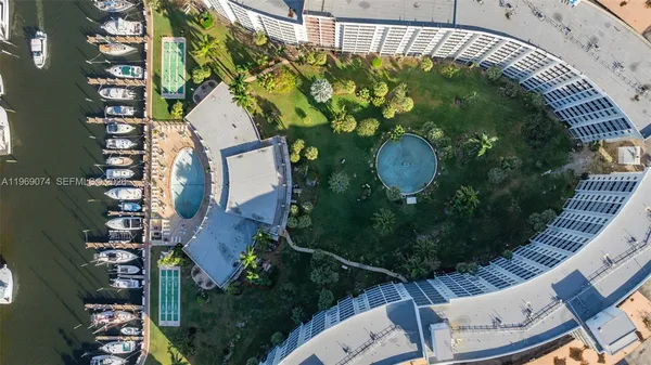 a view of a backyard with plants