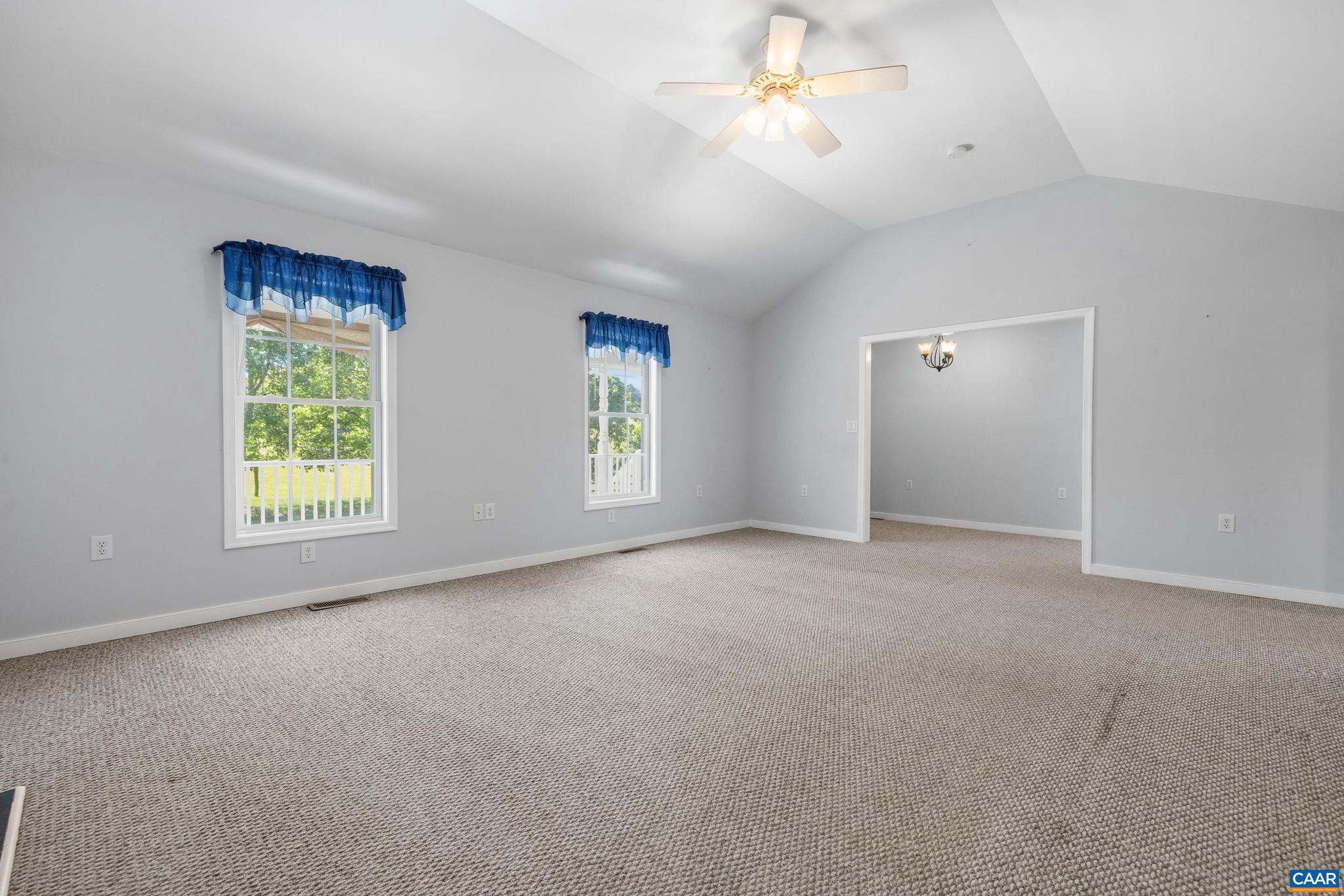 1075 Social Hall Road New Canton, VA 23123 - Photo 46 of 64 a view of room with a ceiling fan and window