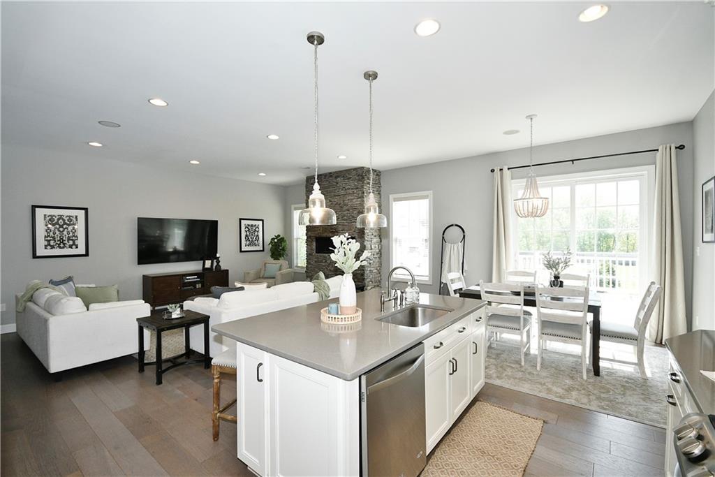 239 Venango Trail Mars, PA 16046 - Photo 12 of 39 a large white kitchen with a large window