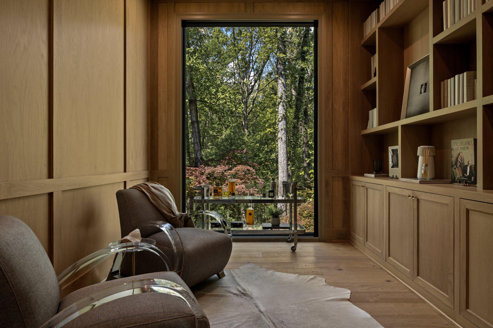 8634 Overlook Road McLean, VA 22102 - Photo 12 of 88 Custom cabinetry and floor-to-ceiling window