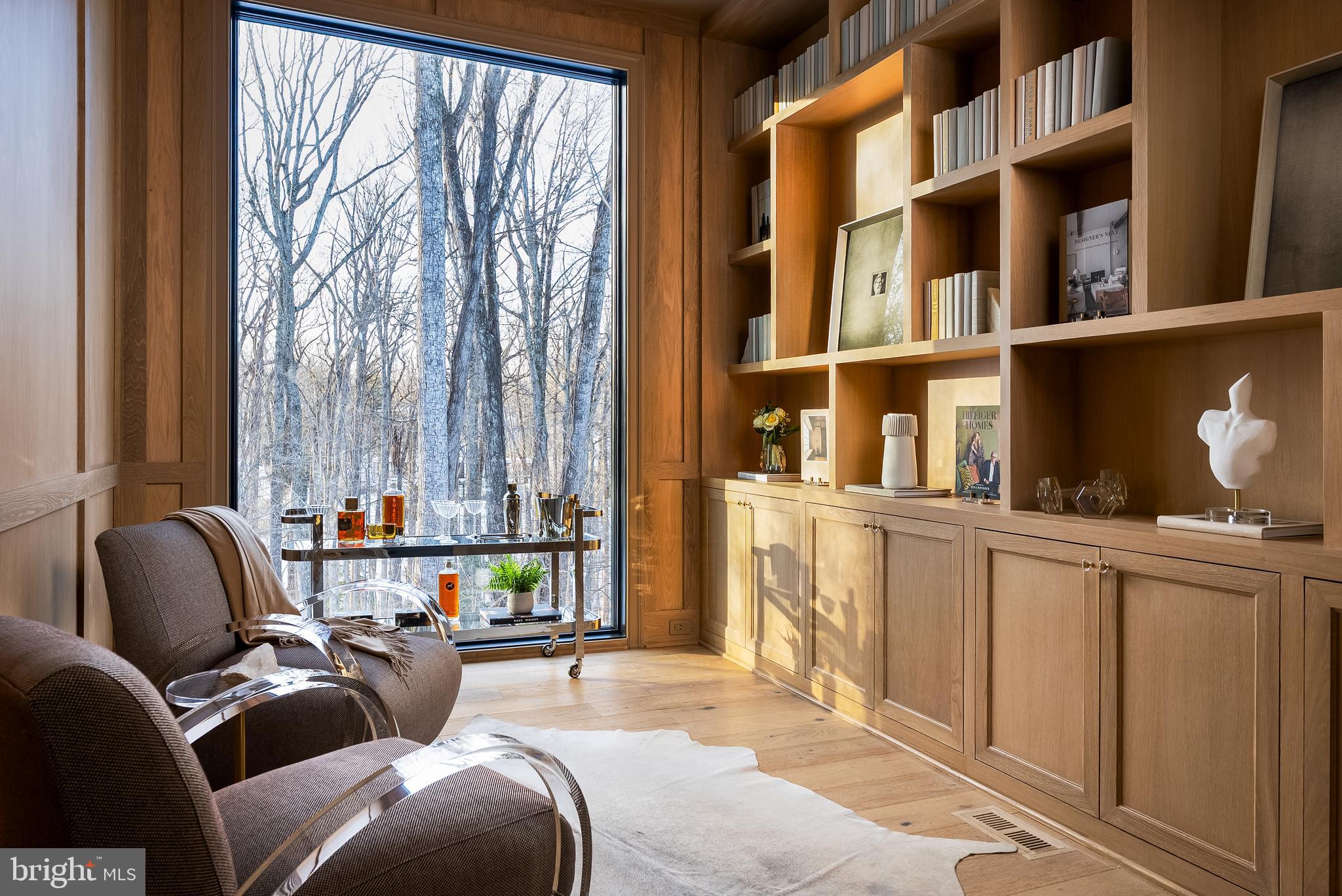 8634 Overlook Road McLean, VA 22102 - Photo 12 of 76 Custom cabinetry and floor-to-ceiling window