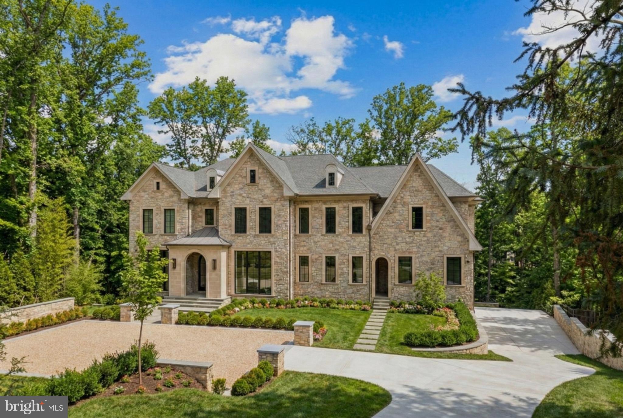 8634 Overlook Road McLean, VA 22102 - Photo 2 of 88 Elegant stone residence in lush setting.
