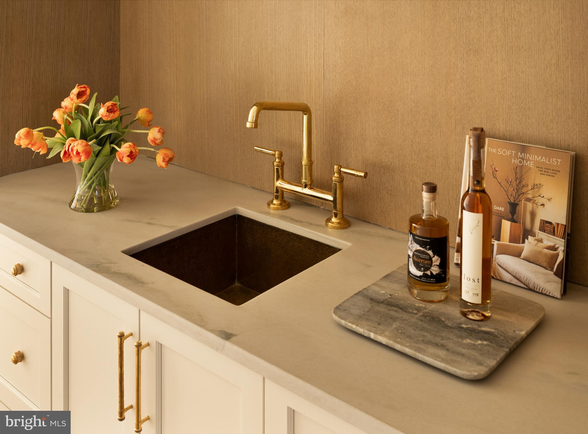 8634 Overlook Road McLean, VA 22102 - Photo 30 of 76 Unlacquered brass faucet, sink & hardware