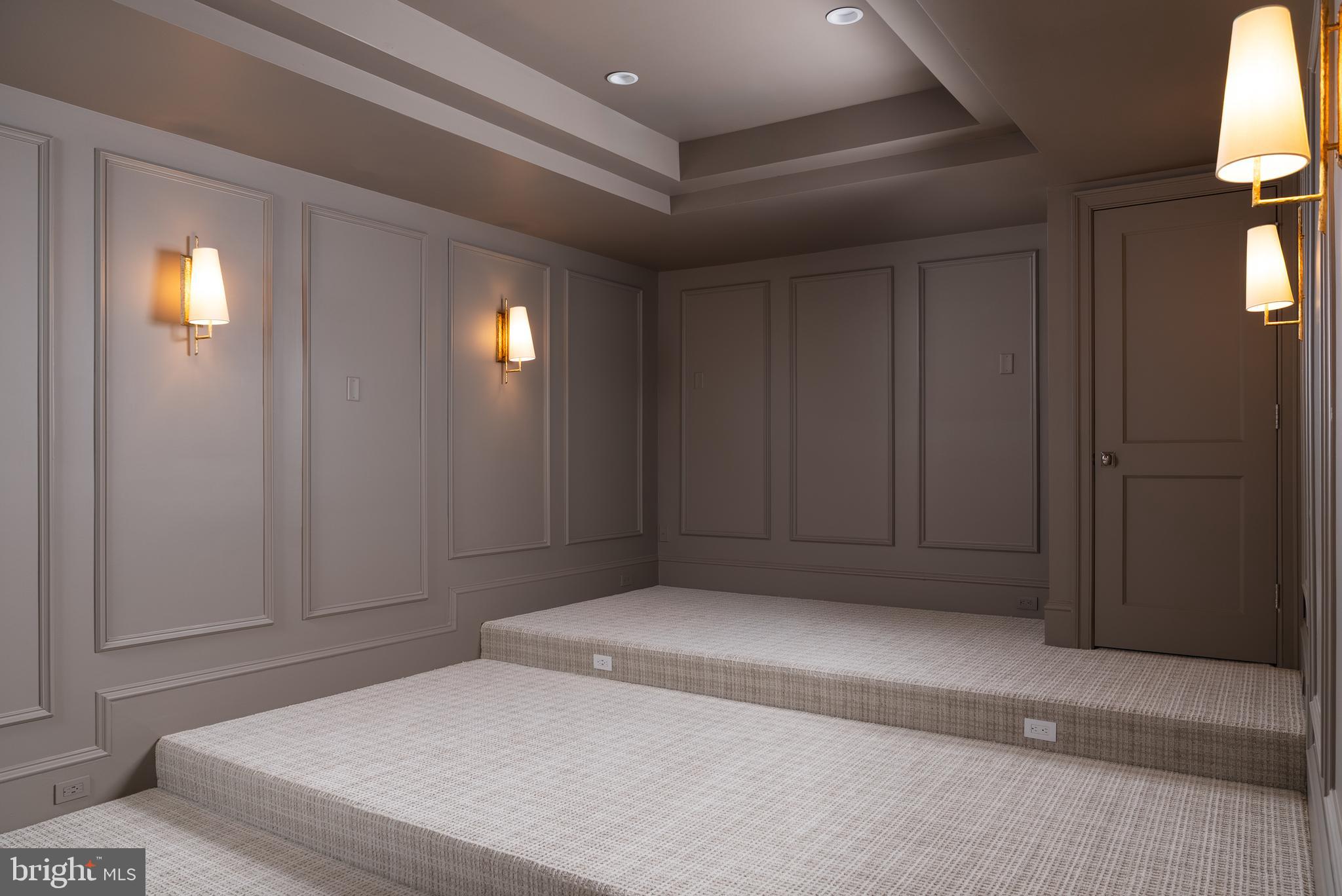 8634 Overlook Road McLean, VA 22102 - Photo 72 of 88 Private Cinema with custom millwork