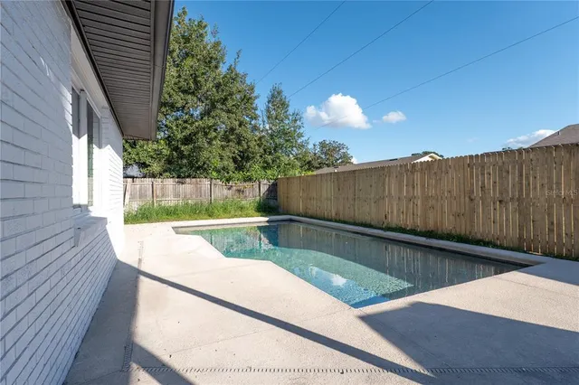 a view of outdoor space and deck