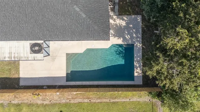 an aerial view of a houses