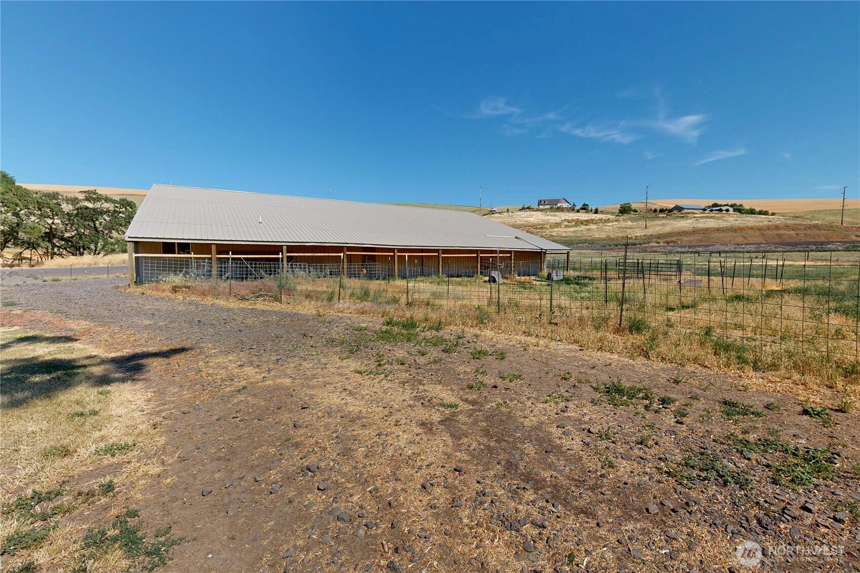 238 Patit Road Dayton, WA 99328 - Photo 23 of 40 a view of a yard with an outdoor space