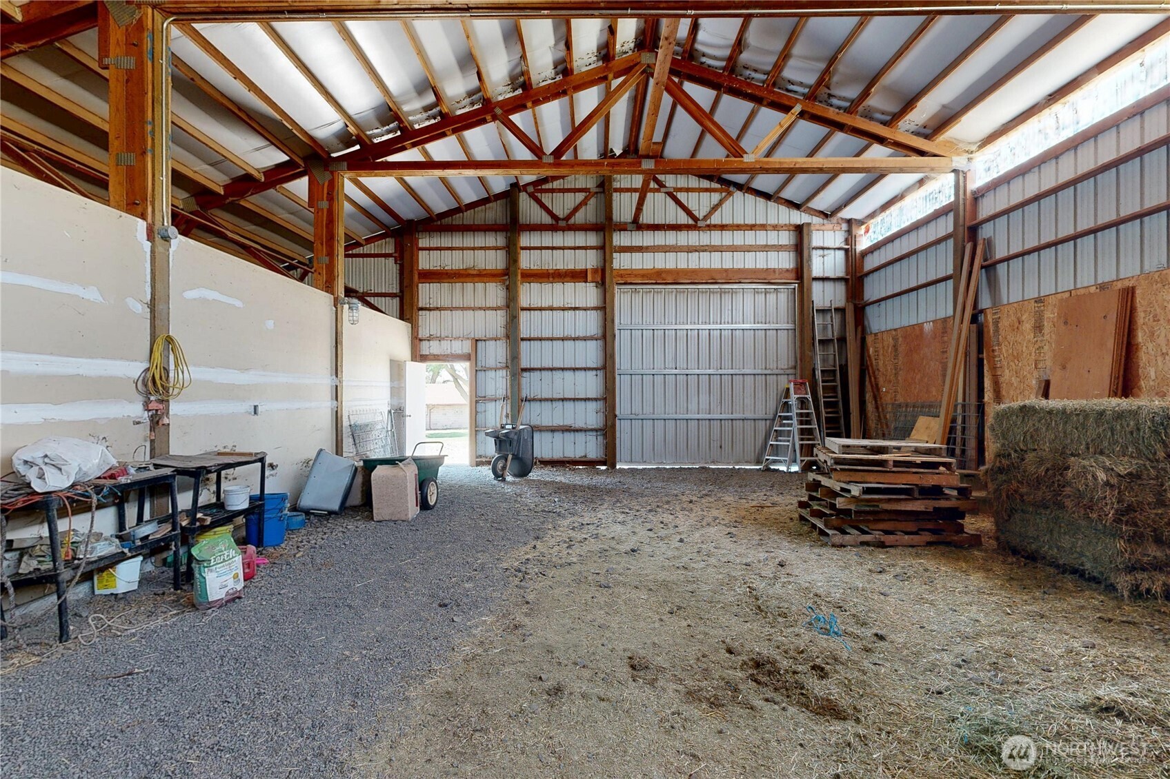 238 Patit Road Dayton, WA 99328 - Photo 28 of 40 a view of an empty room with a couch