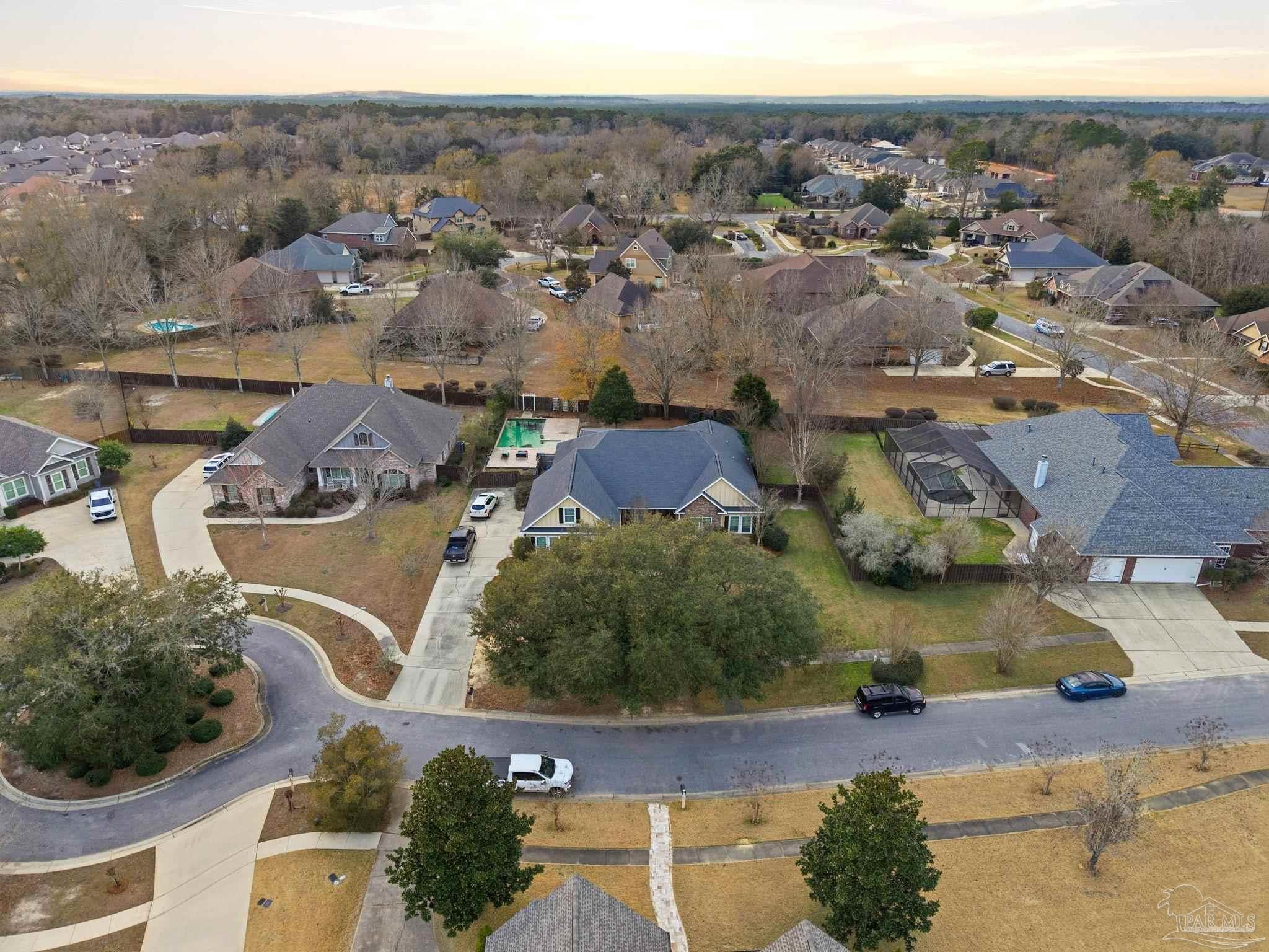 1207 Wings Way Cantonment, FL 32533 - Photo 37 of 39 an aerial view of residential houses with outdoor space