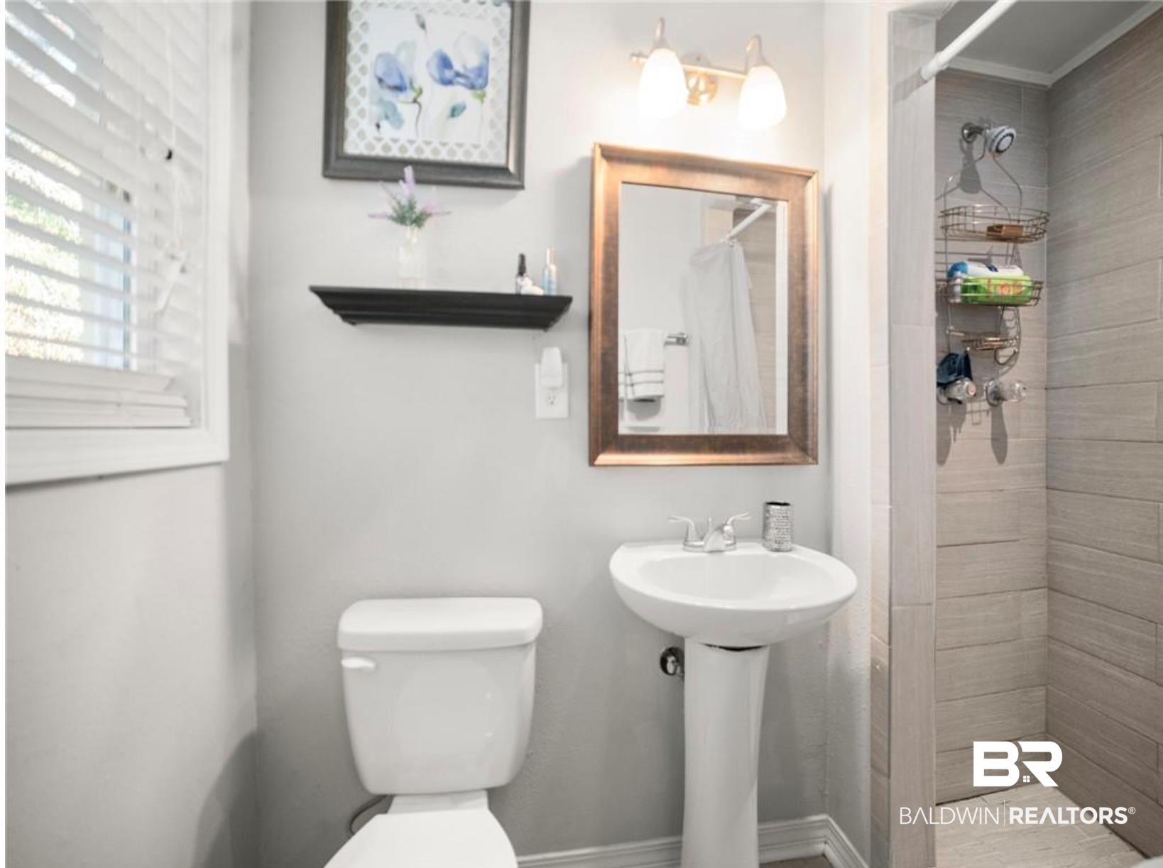 1420 Vega Drive Mobile, AL 36693 - Photo 11 of 18 Bathroom featuring a shower stall and toilet