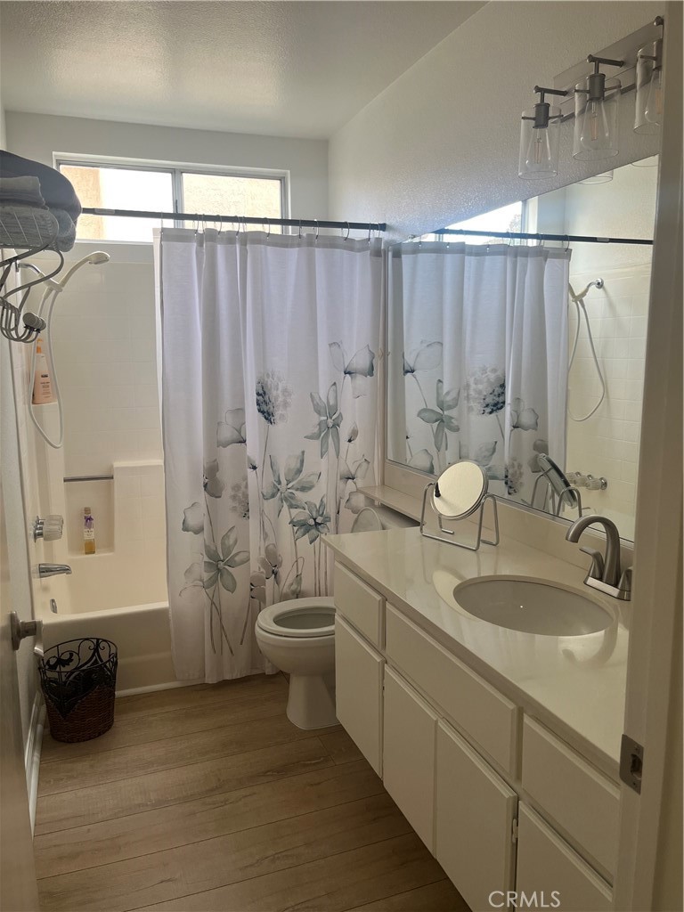 637 Torrey Pines Road Banning, CA 92220 - Photo 16 of 24 a bathroom with a sink toilet and shower