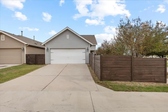 a house view with a outdoor space
