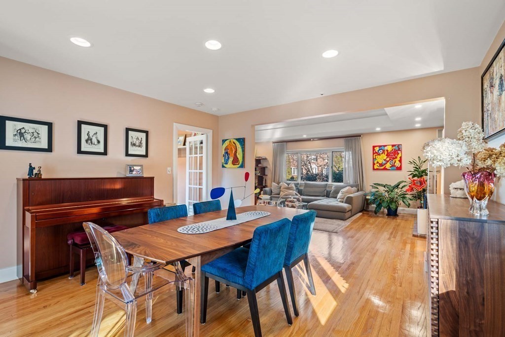 52 Sherbrooke Road Newton, MA 02458 - Photo 14 of 35 a view of a dining room with furniture