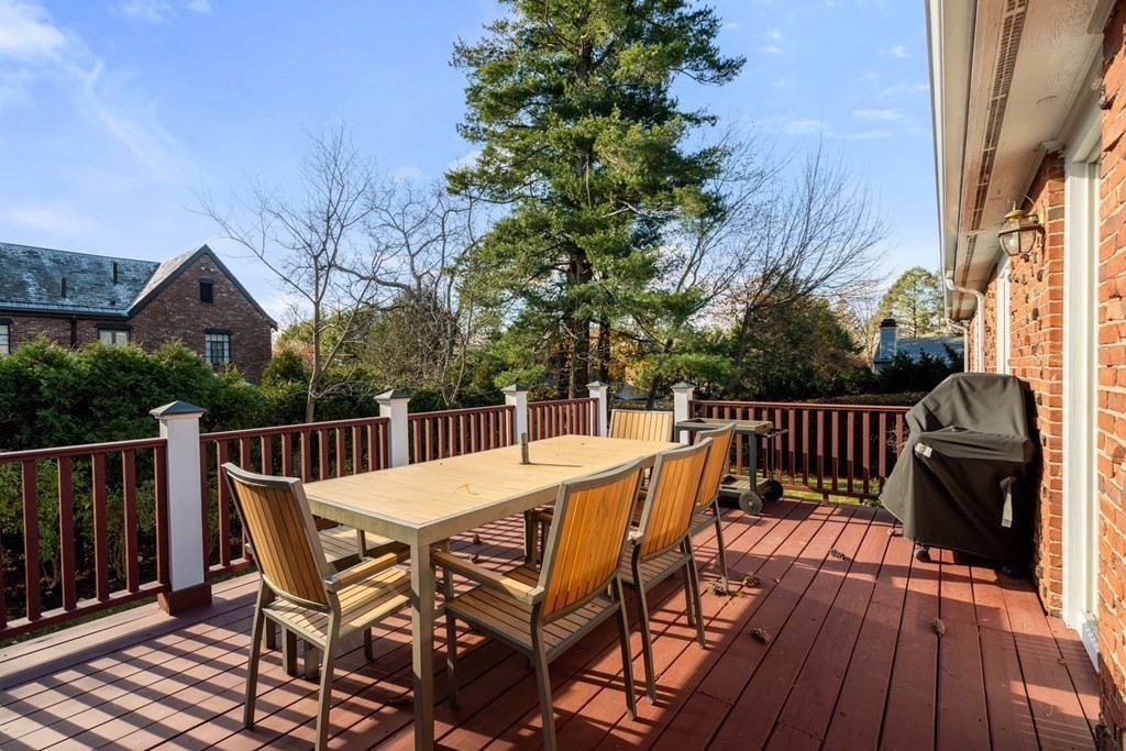 52 Sherbrooke Road Newton, MA 02458 - Photo 32 of 35 a view of balcony with furniture and wooden floor