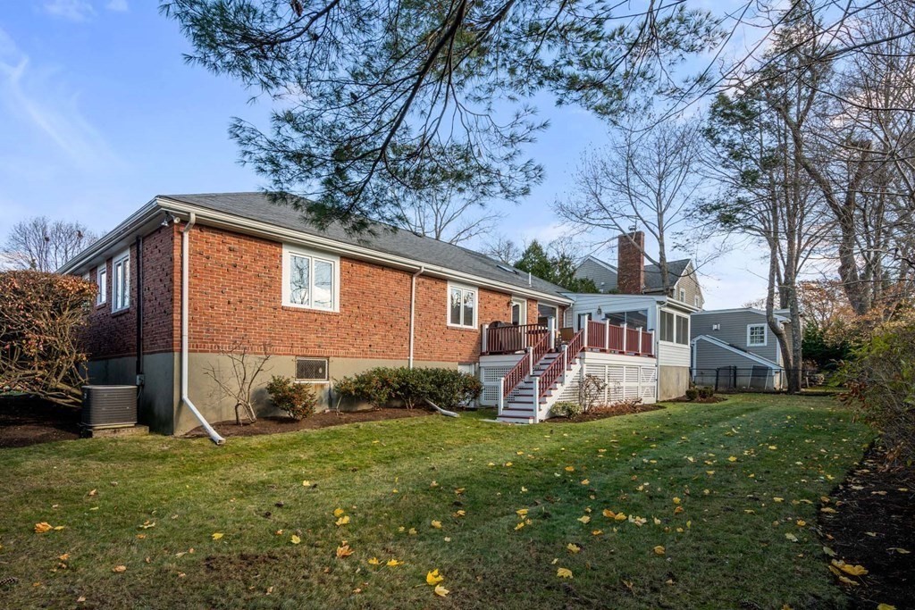 52 Sherbrooke Road Newton, MA 02458 - Photo 34 of 35 a front view of a house with garden