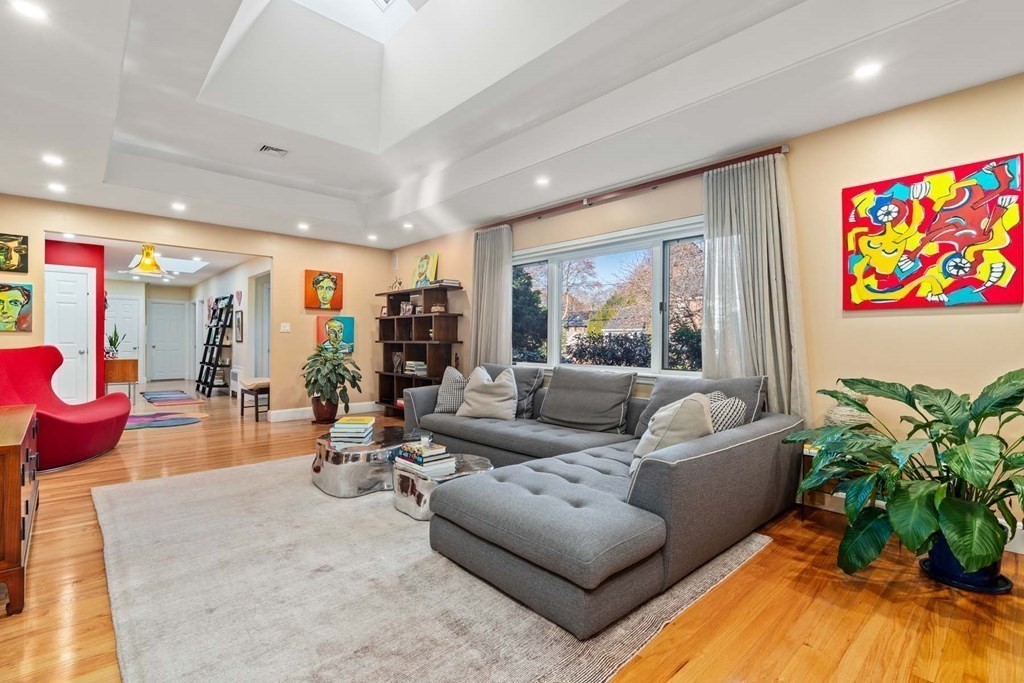 52 Sherbrooke Road Newton, MA 02458 - Photo 6 of 35 a living room with furniture plant and a window
