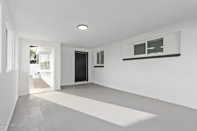 a view of an empty room with window