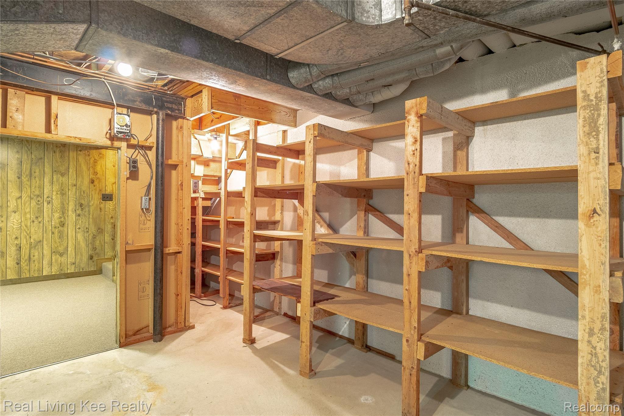 988 Briston Drive Rochester, MI 48307 - Photo 68 of 79 Basement Storage
