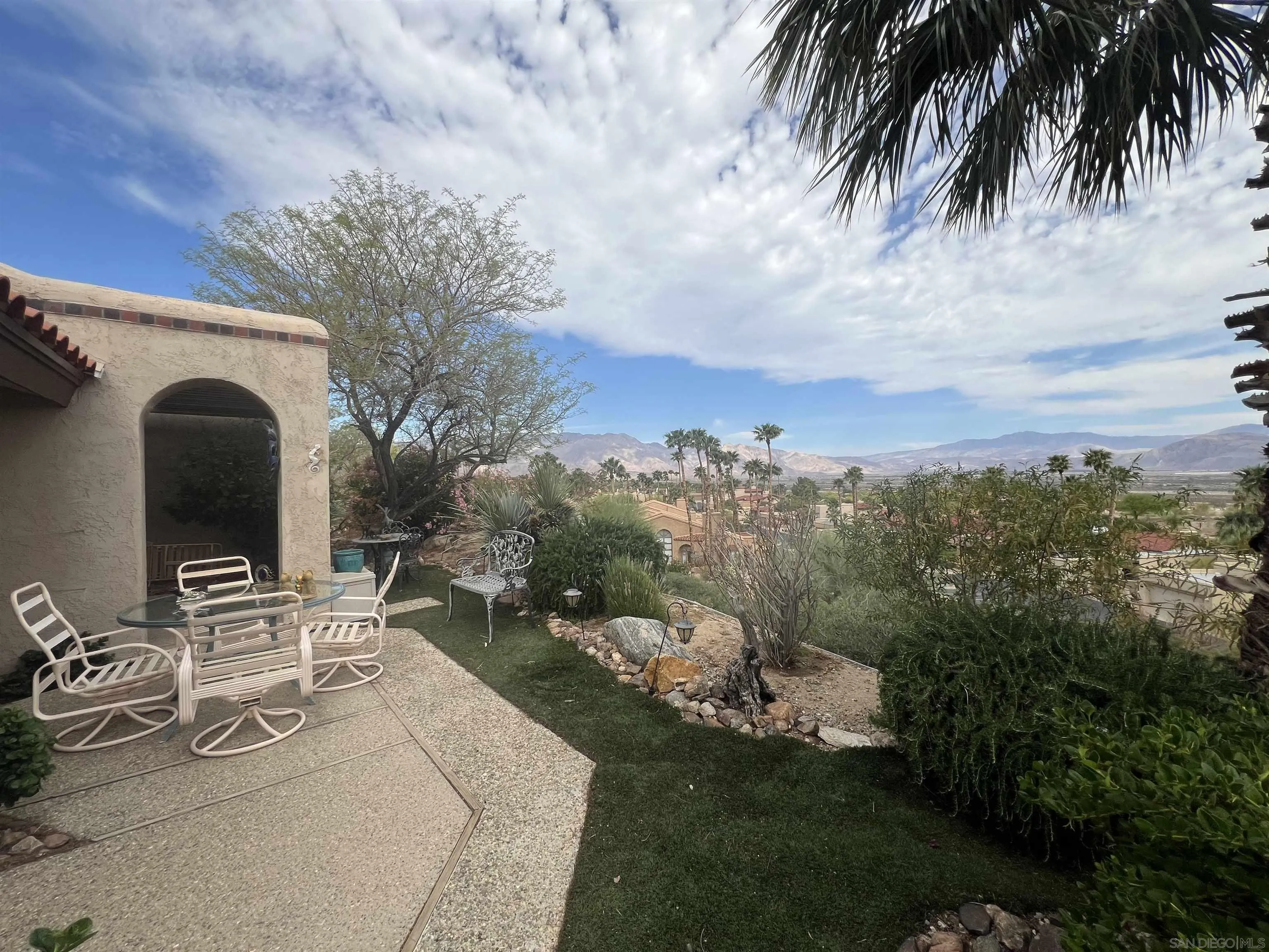 4683 Desert Vista Drive Borrego Springs, CA 92004 - Photo 27 of 32 a view of a terrace with yard