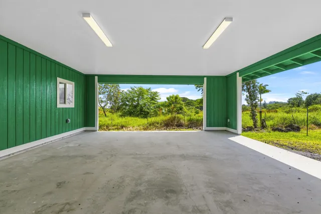 a view of a yard with porch